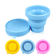 2015 Hot Sell Present Silicone Travel Collapsible Cup